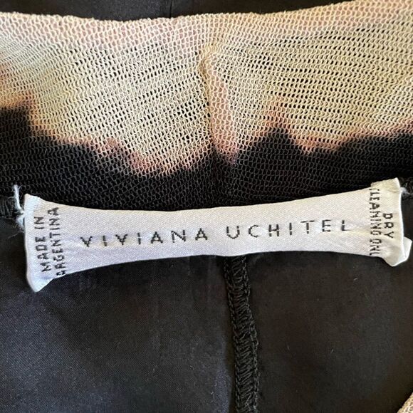 Viviana Uchitel Silk Blouse size 2 - Picture 3 of 10
